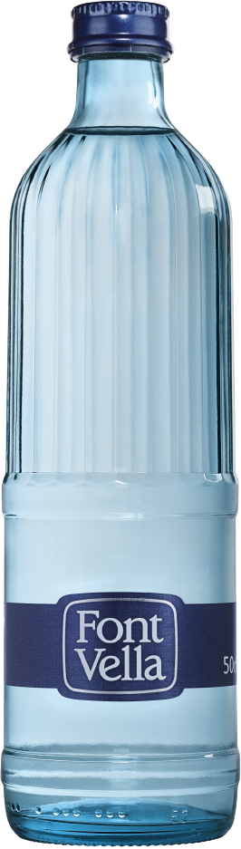 Agua mineral Font Vella botella 500ml. (24 unds) - LOAN Papeleria
