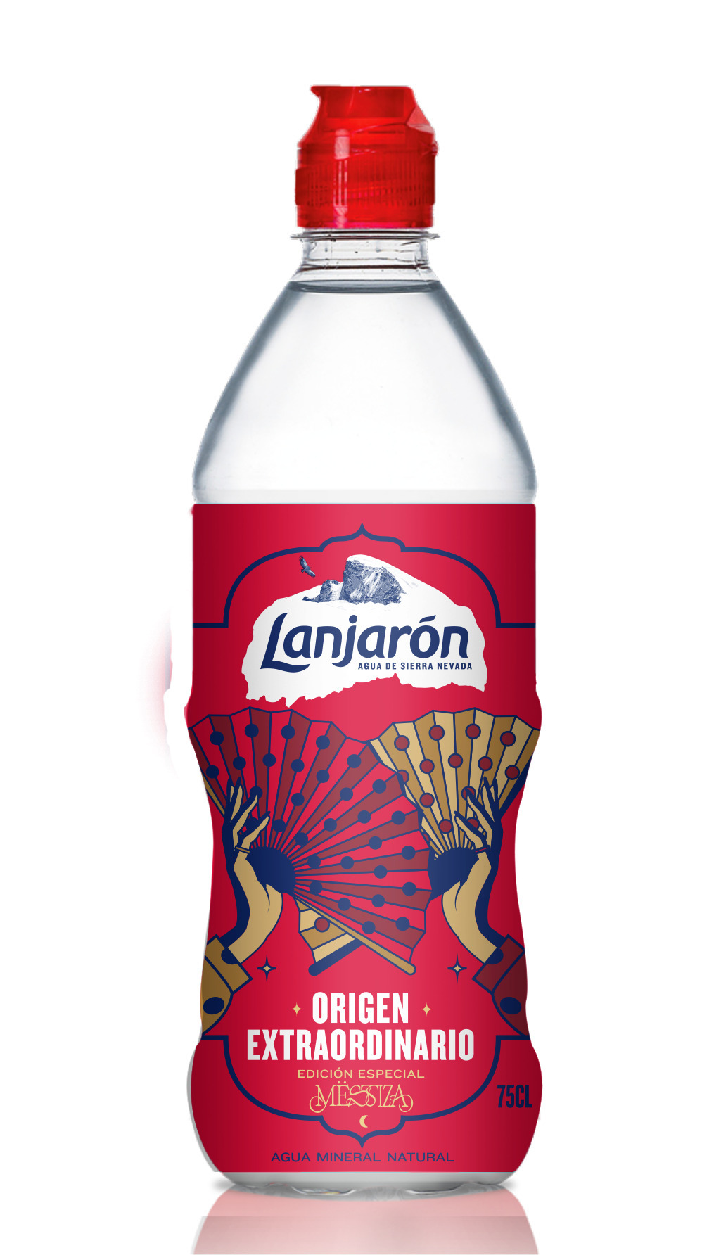 Agua Con Gas Lanjaron 0.33 cl